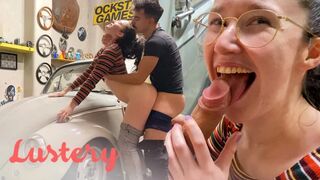 Aranyos amatőrök garázs dugás reszkető orgazmussal