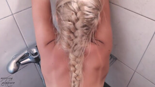 Strandtusolóban reggeli nedves dugásélmény