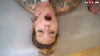 Német milf nagy fasznakat szopja keményen