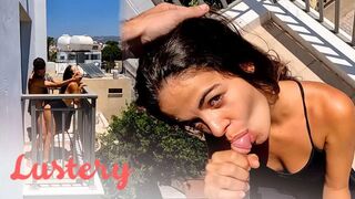 Spanyol páros balkonon vadul verekszik a farkon