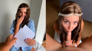 A vágy játékának csábítása átölelésekkel indult, szexszel és sperma nyeléssel végződött