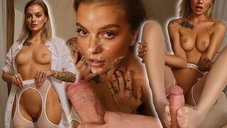 Csábító orvostanhallgató átcsúszott a vizsgán a professzor kemény farkán