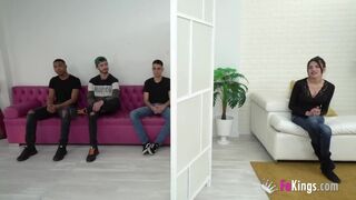 FaKings hozza: Macarena Lewis forró vakrandija vad trióban amatőrül