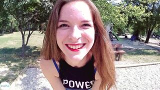 Forró séta 35 fokban Alice-szel, lüktető befejezéssel a videó végén