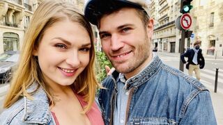 Lucy Heart és a randevús fiú vad francia anális játéka - nyelvvel a fenekében
