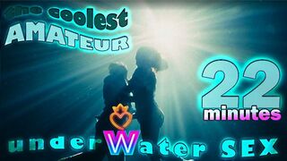 Wife Bucket presentál: 22 perces, lenyűgöző házi amatőr víz alatti szeretkezés